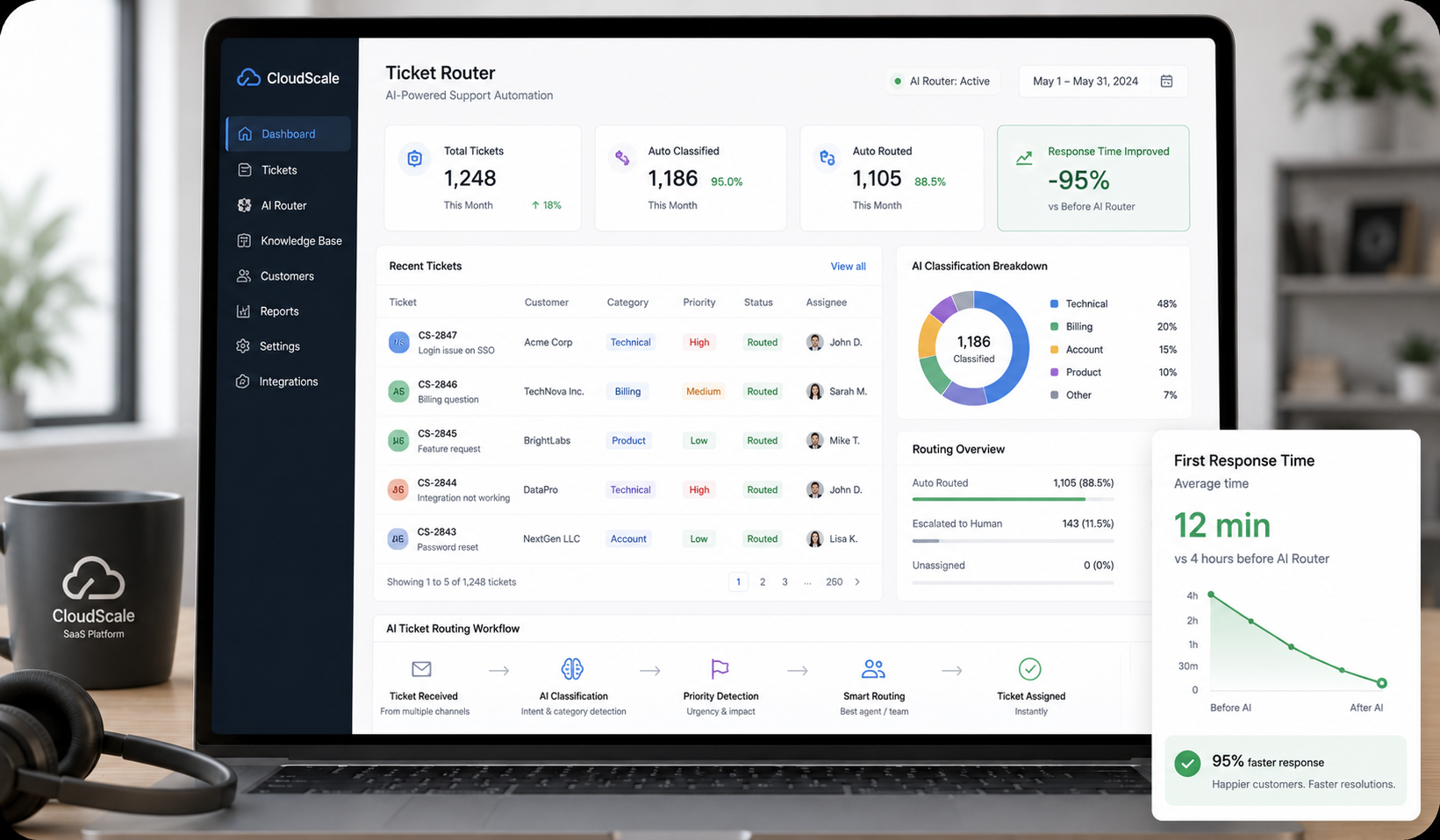 Support Ticket Router